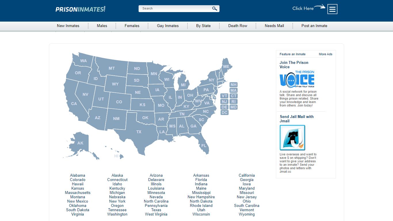 PrisonInmates.com - Inmates by State